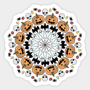 SPOOKY MANDALA Sticker